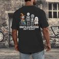 Inclusion Isn't Scary SLP Halloween Costume Sped Teacher Men's Back Print T-Shirt, funny design Inclusion Isn't Scary SLP Halloween Costume Sped Teacher Men's Back Print T-Shirt, funny design