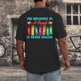 THE INFLUENCE OF A GREAT TEACHER IS NEVER ERASED Teaching For Men Women Girls Kids Men's Back Print T-Shirt, funny design THE INFLUENCE OF A GREAT TEACHER IS NEVER ERASED Teaching For Men Women Girls Kids Men's Back Print T-Shirt, funny design