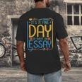 It's A Fine Day To Write An Essay Class English Teacher Men's Back Print T-Shirt, funny design It's A Fine Day To Write An Essay Class English Teacher Men's Back Print T-Shirt, funny design