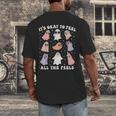 It’s Okay To Feel All The Feels Special Ed Teacher Halloween Men's Back Print T-Shirt, funny design It’s Okay To Feel All The Feels Special Ed Teacher Halloween Men's Back Print T-Shirt, funny design