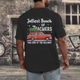 Jolliest Bunch Of Teachers This Side Of The Hallway Xmas PJ Men's Back Print T-Shirt, funny design