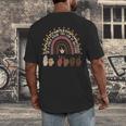 Be Kind Hand-Talking Teacher Artist ASL Men's Back Print T-Shirt, funny design