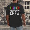 Kinder Crew Shirt Kindergarten Boy Girl Student Teacher Men's Back Print T-Shirt, funny design