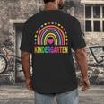 Kindergarten Rainbow Girls Boys Teacher Team Kinder Squad Men's Back Print T-Shirt, funny design Kindergarten Rainbow Girls Boys Teacher Team Kinder Squad Men's Back Print T-Shirt, funny design
