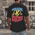 Kindergarten Super Squad Superhero Teacher Team Men Women Girls Kids Men's Back Print T-Shirt, funny design