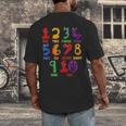 Learning Math Numbers Counting Back To School Teacher For Men Women Girls Kids Men's Back Print T-Shirt, funny design Learning Math Numbers Counting Back To School Teacher For Men Women Girls Kids Men's Back Print T-Shirt, funny design