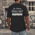Life Happens Visuals Help Special Education Teacher Aide Men Women Men's Back Print T-Shirt, funny design Life Happens Visuals Help Special Education Teacher Aide Men Women Men's Back Print T-Shirt, funny design
