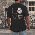 Love Art For Artist Art Teacher Men's Back Print T-Shirt, funny design