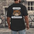 I Love Math It Makes People Cry Math Teacher Men's Back Print T-Shirt, funny design