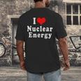 I Love Nuclear Energy School Teacher Men's Back Print T-Shirt, funny design I Love Nuclear Energy School Teacher Men's Back Print T-Shirt, funny design