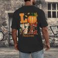 Love Preschool Teacher Turkey Thanksgiving Autumn Fall Men's Back Print T-Shirt, funny design Love Preschool Teacher Turkey Thanksgiving Autumn Fall Men's Back Print T-Shirt, funny design