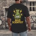Mad Scientist Kids Youth Adult Science Teacher Chemistry Men's Back Print T-Shirt, funny design