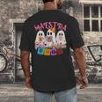 Maestra Pantasmas Conchas Teacher Mexican Halloween Men's Back Print T-Shirt, funny design Maestra Pantasmas Conchas Teacher Mexican Halloween Men's Back Print T-Shirt, funny design