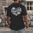 Maestra Spanish Teacher Men's Back Print T-Shirt, funny design Maestra Spanish Teacher Men's Back Print T-Shirt, funny design