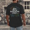 Marching Band Director Music Teacher Men's Back Print T-Shirt, funny design