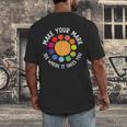 Make Your Mark For a International Dot Day Teacher Dot Lover Men's Back Print T-Shirt, funny design Make Your Mark For a International Dot Day Teacher Dot Lover Men's Back Print T-Shirt, funny design