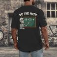 Do The Math 67 Meme Joke Halloween Skeleton Math Teacher Men's Back Print T-Shirt, funny design