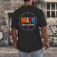 Math Interventionist Teacher Coach Squad Mathematics STEM Men's Back Print T-Shirt, funny design Math Interventionist Teacher Coach Squad Mathematics STEM Men's Back Print T-Shirt, funny design