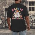 Math Is Spooktacular Math Teacher Spooky Halloween Men's Back Print T-Shirt, funny design Math Is Spooktacular Math Teacher Spooky Halloween Men's Back Print T-Shirt, funny design