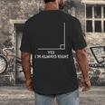 Math Teacher Joke Men Women Fun Best Math Quotes Men's Back Print T-Shirt, funny design