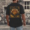 Math Turkey Teacher Thanksgiving Geometric Pi Equation Men's Back Print T-Shirt, funny design