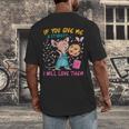 Mouse Teacher If You Give Me A Student I Will Love Them Men's Back Print T-Shirt, funny design