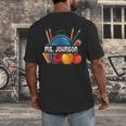 Ms Johnson Personalized Name Back To School Teacher For Men Women Kids Men's Back Print T-Shirt, funny design