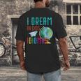 Multilingual Teacher In Dos Idiomas Linguist Language Men's Back Print T-Shirt, funny design