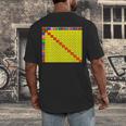 Multiplication Table Chart Math Shirt Teacher Student Outfit For Men Women Girls Kids Men's Back Print T-Shirt, funny design