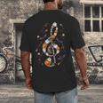 Music Note Symbol Halloween For Music Teacher Musicians Men's Back Print T-Shirt, funny design Music Note Symbol Halloween For Music Teacher Musicians Men's Back Print T-Shirt, funny design