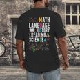 Music Teacher Music Math Language History Reading Science Men's Back Print T-Shirt, funny design Music Teacher Music Math Language History Reading Science Men's Back Print T-Shirt, funny design