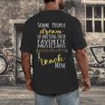 Music Teacher Some People Dream Musicians I Teach Mine Men's Back Print T-Shirt, funny design