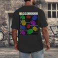 Nerdy Forms Nanotubes Chemistry Teacher Geek Men's Back Print T-Shirt, funny design
