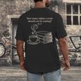 How Many Nights A Week Should You Be Reading 6-7 Teacher Fun Men's Back Print T-Shirt, funny design How Many Nights A Week Should You Be Reading 6-7 Teacher Fun Men's Back Print T-Shirt, funny design