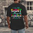 I Am Not Short I Am Pre-K Teacher Size Teacher For Men Women Kids Men's Back Print T-Shirt, funny design I Am Not Short I Am Pre-K Teacher Size Teacher For Men Women Kids Men's Back Print T-Shirt, funny design