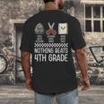 Nothing Beats 4th Grade Back To School Kids Teachers Men's Back Print T-Shirt, funny design Nothing Beats 4th Grade Back To School Kids Teachers Men's Back Print T-Shirt, funny design