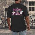 In October We Wear Pink Ballet Ghost Teacher Breast Cancer Men's Back Print T-Shirt, funny design In October We Wear Pink Ballet Ghost Teacher Breast Cancer Men's Back Print T-Shirt, funny design