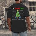 Oh Geometree Christmas Tree Geometry Math Teacher Men's Back Print T-Shirt, funny design