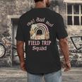 Oink Baa Moo Field Trip Squad Teacher Students Matching Men's Back Print T-Shirt, funny design
