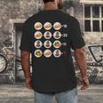 Order Of Operations Math Quiz Game Teacher Thanksgiving Men's Back Print T-Shirt, funny design