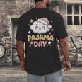 Pajama Day School Spirit Week Fun Cloud Teacher Men's Back Print T-Shirt, funny design