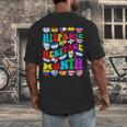 Hispanic Heritage Month 2025 Latino Puerto Rico Teacher Kids Men's Back Print T-Shirt, funny design
