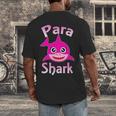 Para Shark Paraprofessional Female Teacher Men's Back Print T-Shirt, funny design Para Shark Paraprofessional Female Teacher Men's Back Print T-Shirt, funny design
