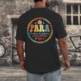 Paras Make It Possible Paraprofessional Teacher Assistant Men's Back Print T-Shirt, funny design