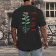 Parts Of a Plant Science For Teachers Kids And Students Men's Back Print T-Shirt, funny design Parts Of a Plant Science For Teachers Kids And Students Men's Back Print T-Shirt, funny design