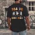 Pas De Boo-Rée Ghost Ballet Dancer Halloween Dance Teacher Men's Back Print T-Shirt, funny design