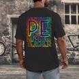 PE Teacher Phys Ed Tie Dye Physical Education Appreciation Men's Back Print T-Shirt, funny design PE Teacher Phys Ed Tie Dye Physical Education Appreciation Men's Back Print T-Shirt, funny design