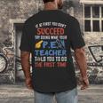 PE Teacher Succeed Sport Teacher School Fitness Gym Class Men Women Men's Back Print T-Shirt, funny design PE Teacher Succeed Sport Teacher School Fitness Gym Class Men Women Men's Back Print T-Shirt, funny design