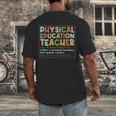 Physical Education Teacher In My PE Teacher Era For Men Women Kids Men's Back Print T-Shirt, funny design