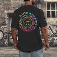 Pi Day Math Teacher Tie Dye Spiral Pi 314 Pi Day Men's Back Print T-Shirt, funny design Pi Day Math Teacher Tie Dye Spiral Pi 314 Pi Day Men's Back Print T-Shirt, funny design
